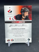 2022 UPPER DECK TEAM CANADA - AUTO - R. JOHNSTON -
