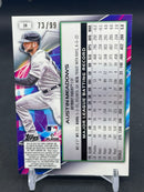 2022 TOPPS CHROME COSMIC - BLUE MOON REFRACTOR - A. MEADOWS - #28 - #'D/99
