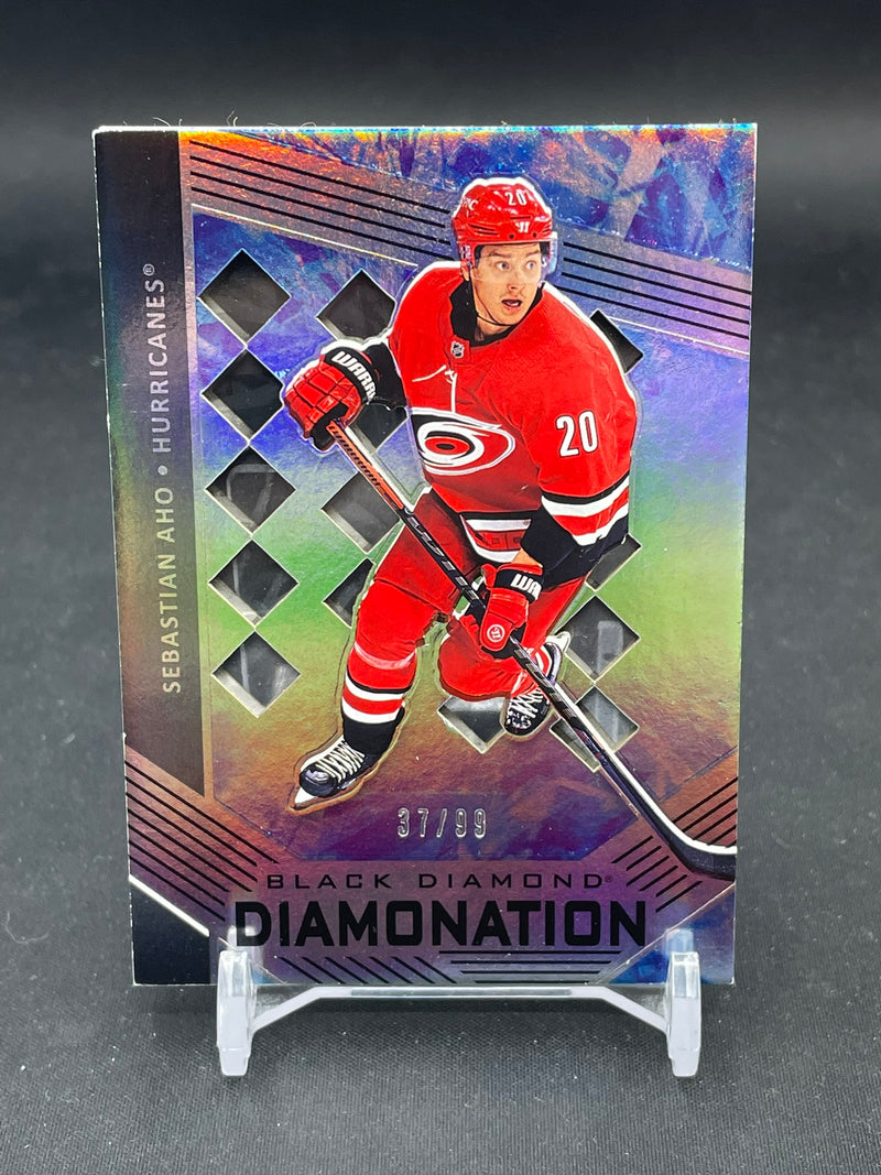 2021 UPPER DECK BLACK DIAMOND - DIAMONATION - S. AHO - #D-SA - #'D/99