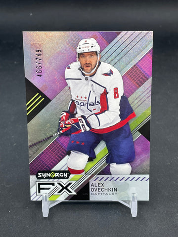 2021 UPPER DECK SYNERGY - PURPLE - SYNERGY FX - A. OVECHKIN - #FX-AO - #'D/749