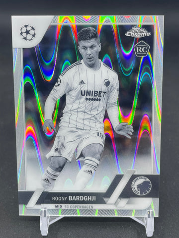 2023 TOPPS CHROME - BLACK & WHITE RAYWAVE REFRACTOR - R. BARDGHJI - #40 - RC