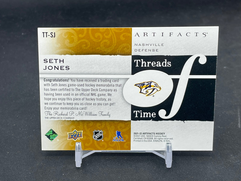 2021 UPPER DECK ARTIFACTS - THREADS OF TIME - S. JONES -