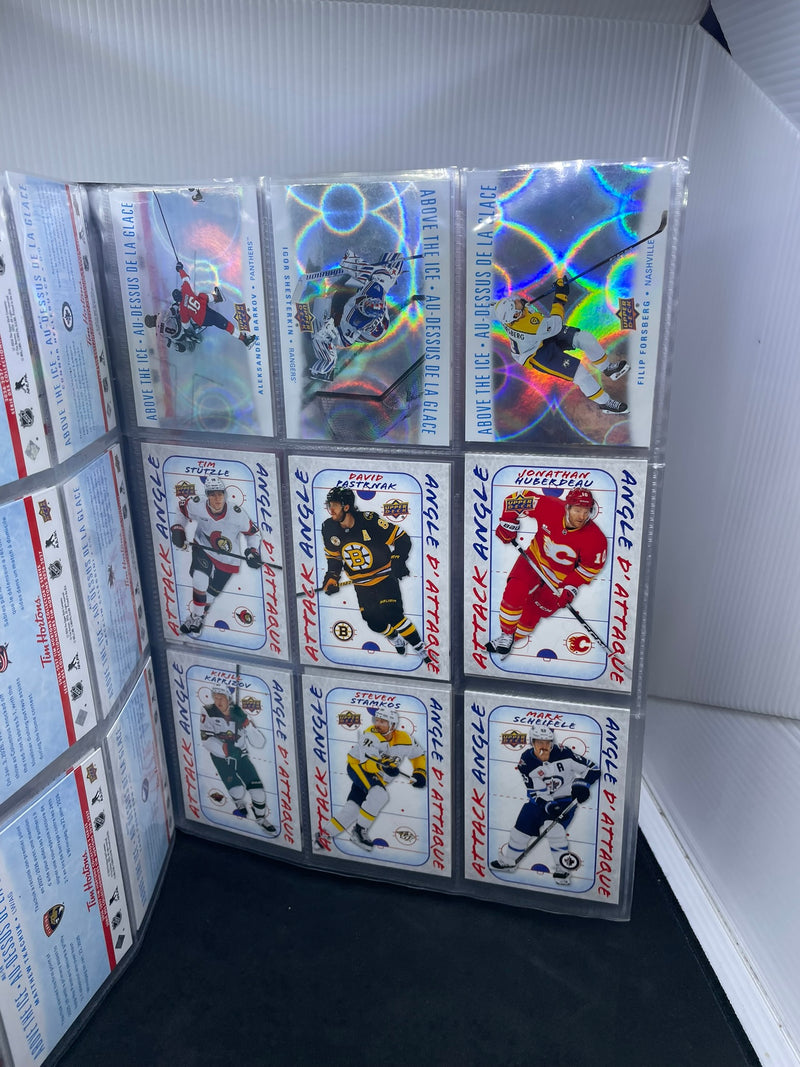 2026-27 UPPER DECK TIM HORTONS - COMPLETE SET - ALL BASE AND INSERTS WITH BINDER