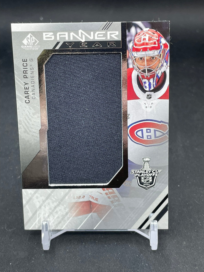 2021 UPPER DECK SP GAME USED - BANNER YEAR - C. PRICE -