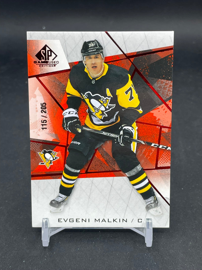 2021 UPPER DECK SP GAME USED - RED - E. MALKIN - #47 - #'D/205