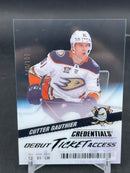 2024 UPPER DECK CREDENTIALS - DEBUT TICKET ACCESS - C. GAUTHIER - #DTAA-CG - #'D/199 - RC