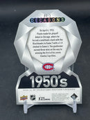 2020 UPPER DECK SP SIGNATURE EDITION LEGENDS - DECAGONS - J. PLANTE -