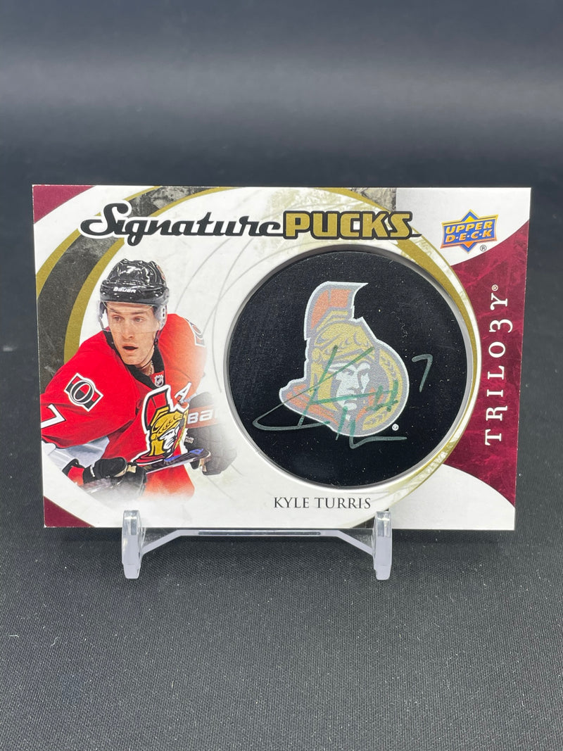 2015 UPPER DECK TRILOGY - SIGNATURE PUCKS - K. TURRIS -