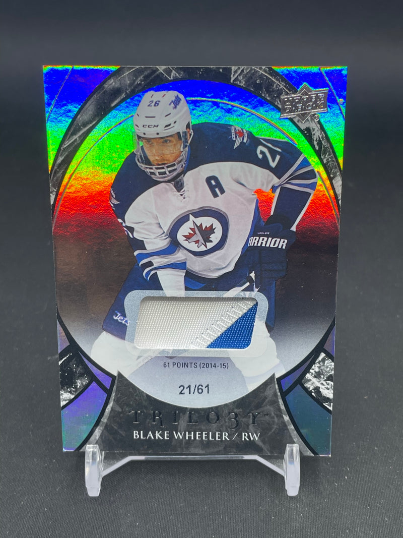 2015 UPPER DECK TRILOGY - B. WHEELER - #88 - #'D/61 - RELIC