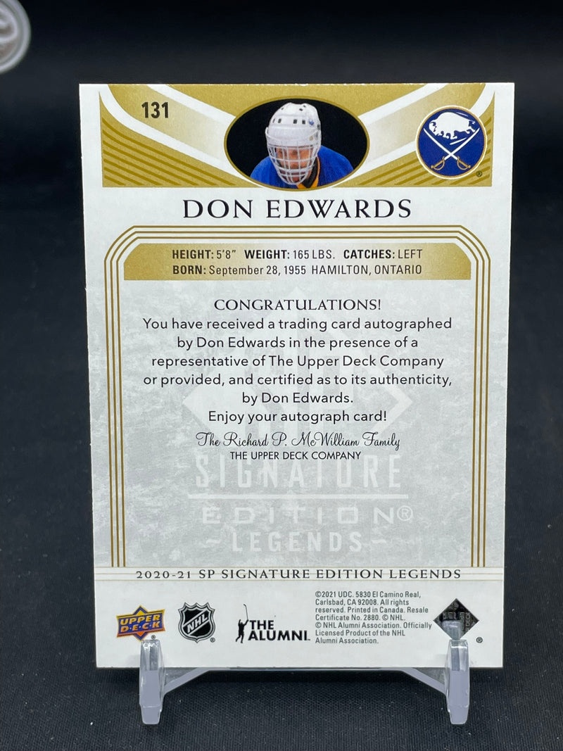 2020 UPPER DECK SP SIGNATURE EDITION LEGENDS - D. EDWARDS -