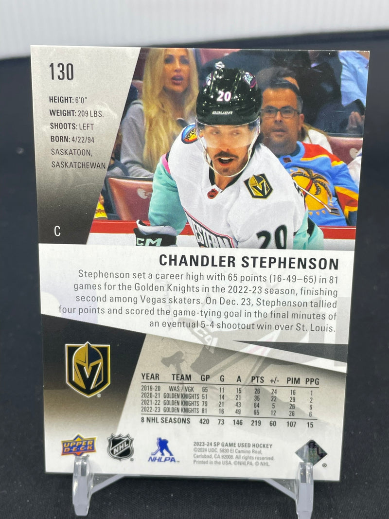 2023 UPPER DECK SP GAME USED - GOLD - C. STEPHENSON - #130 - #'D/112