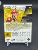 2021 UPPER DECK SP GAME USED CHL - AUTHENTIC PROSPECTS - C. HUCKINS - #69 - #'D/49 - RELIC - AUTOGRAPH