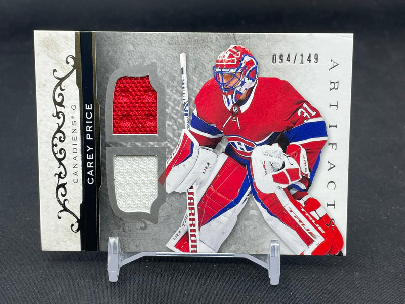 2021 UPPER DECK ARTIFACTS - C. PRICE - #130 - #'D/149 - DUAL RELIC