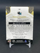 2015 UPPER DECK TRILOGY - ROOKIE PREMIERES - N. GOLDOBIN - #160 - #'D/499 - AUTOGRAPH - RC