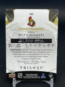 2015 UPPER DECK TRILOGY - ROOKIE PREMIERES - M. PUEMPEL - #163 - #'D/499 - AUTOGRAPH - RC
