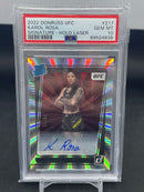 2022 PANINI DONRUSS UFC - HOLO LASER - RATED ROOKIE - K. ROSA - #217 - #'D/99 - PSA 10 - AUTOGRAPH - RC
