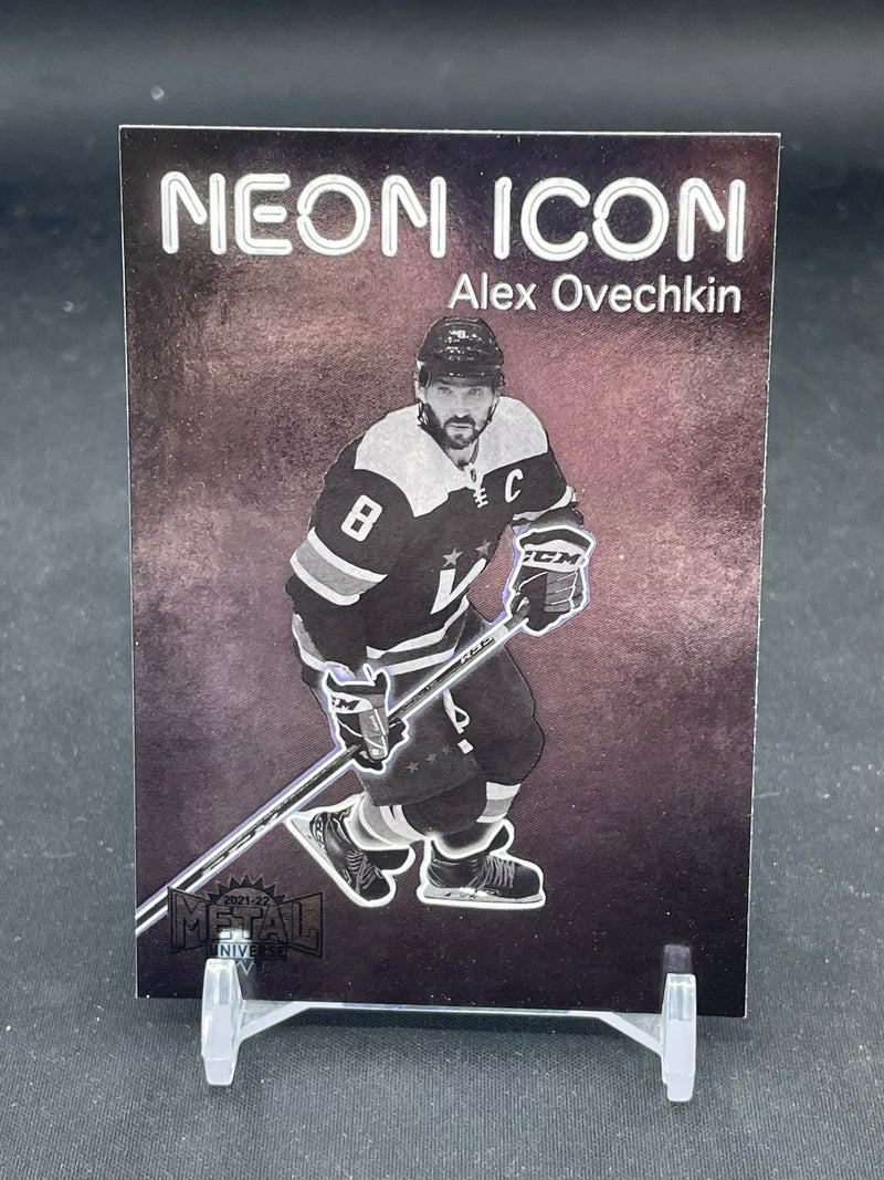 2021 UPPER DECK METAL UNIVERSE SKYBOX - NEON ICON - A. OVECHKIN -
