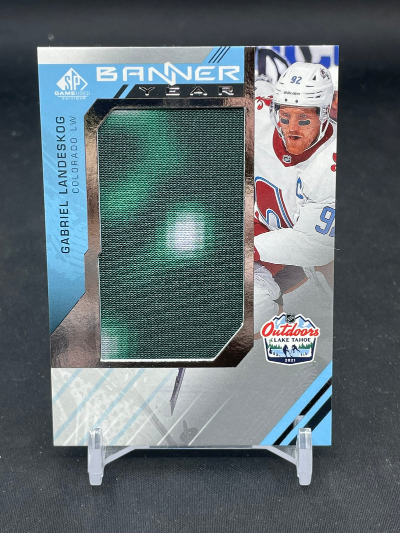 2021 UPPER DECK SP GAME USED - BANNER YEAR - G. LANDESKOG -