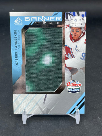 2021 UPPER DECK SP GAME USED - BANNER YEAR - G. LANDESKOG - #BYLT-GL - RELIC