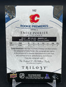 2015 UPPER DECK TRILOGY - ROOKIE PREMIERES - E. POIRIER - #142 - #'D/199 - AUTOGRAPH - RC