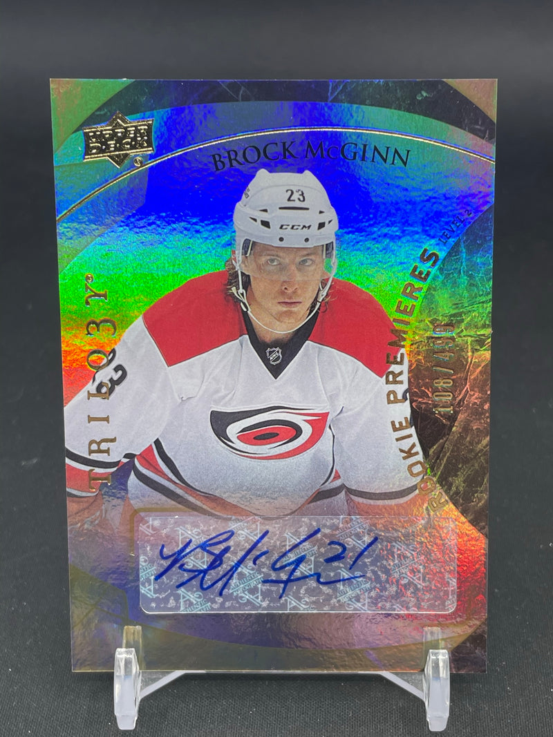 2015 UPPER DECK TRILOGY - ROOKIE PREMIERES - B. McGINN - #144 - #'D/499 - AUTOGRAPH - RC