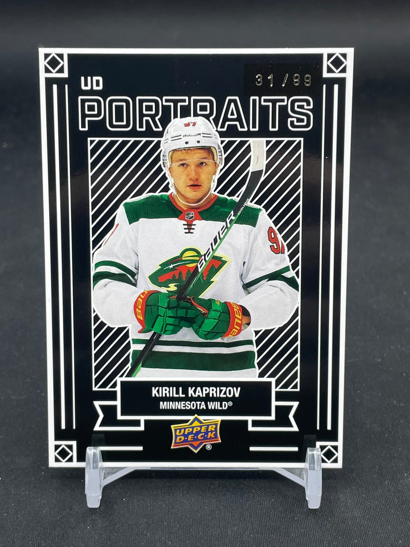 2022 UPPER DECK SERIES ONE - BLACK - UD PORTRAITS - K. KAPRIZOV - #P-22 - #'D/99