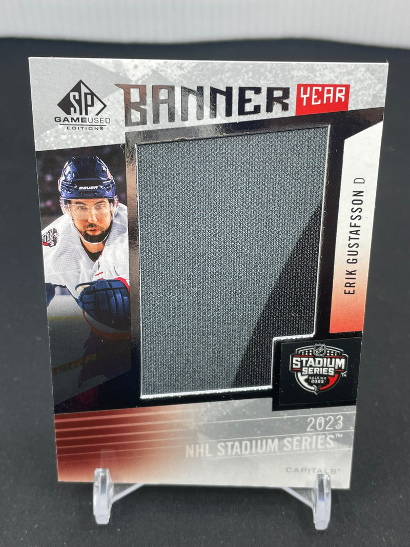 2023 UPPER DECK SP GAME USED - BANNER YEAR - E. GUSTAFSSON -