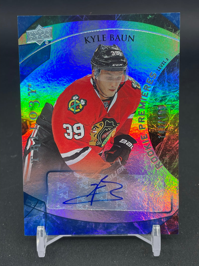 2015 UPPER DECK TRILOGY - ROOKIE PREMIERES - K. BAUN - #151 - #'D/199 - AUTOGRAPH - RC