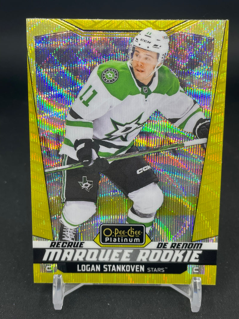 2024 UPPER DECK O-PEE-CHEE PLATINUM - NEON YELLOW SURGE - MARQUEE ROOKIE - L. STANKOVEN -