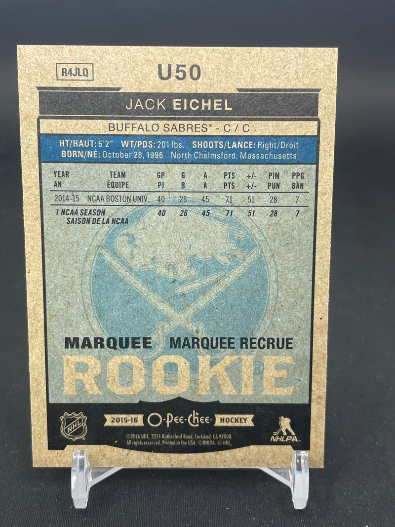 2015 UPPER DECK SERIES TWO - O-PEE-CHEE UPDATE - RED - MARQUEE ROOKIE - J. EICHEL -