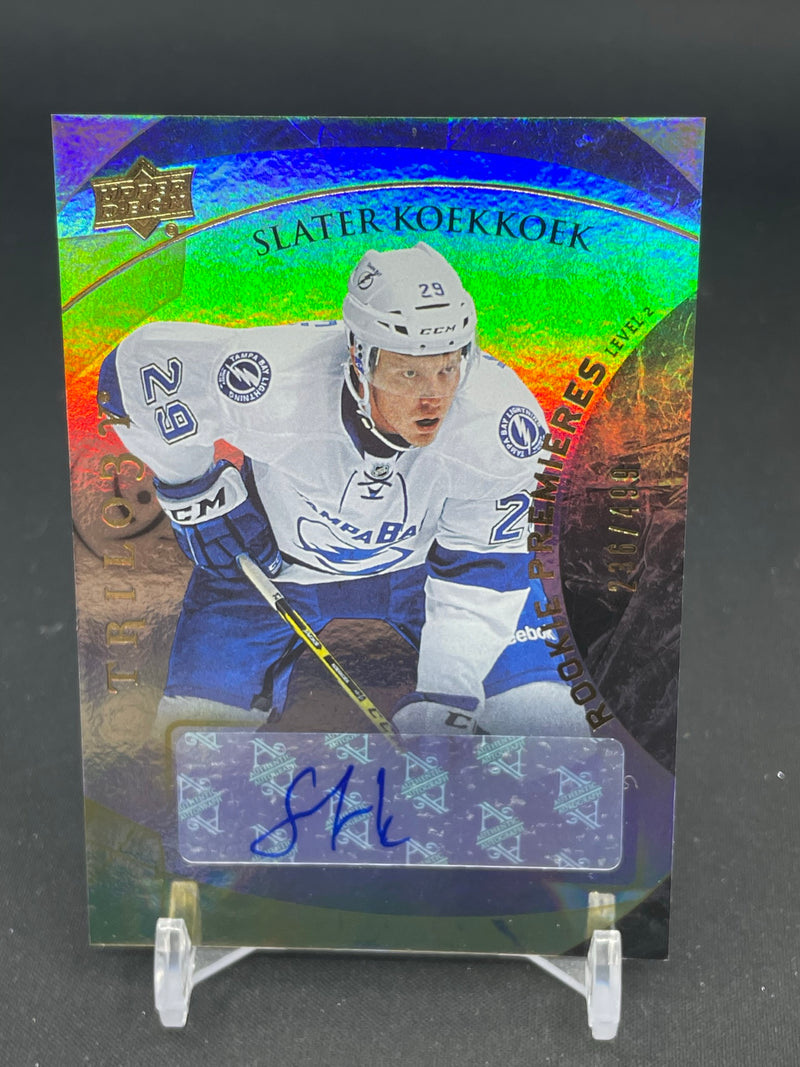 2015 UPPER DECK TRILOGY - ROOKIE PREMIERES - S. KOEKKOEK - #152 - #'D/499 -  AUTOGRAPH - RC