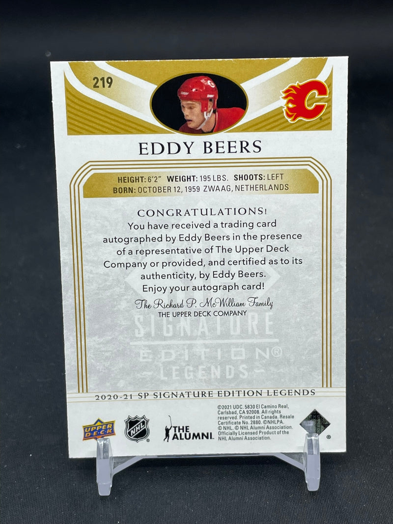 2020 UPPER DECK SP SIGNATURE EDITION LEGENDS - E. BEERS -