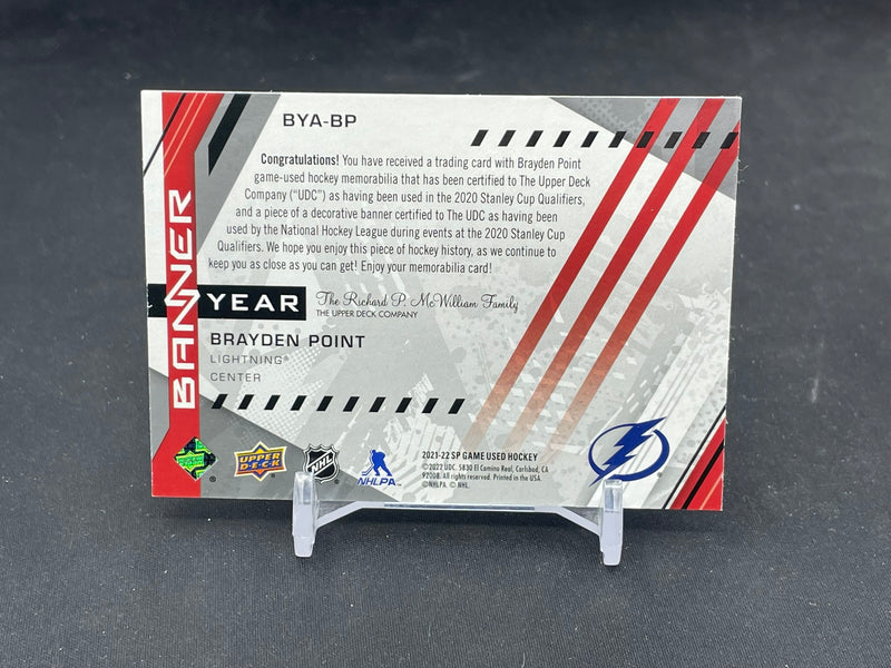 2021 UPPER DECK SP GAME USED - BANNER YEAR - B. POINT -