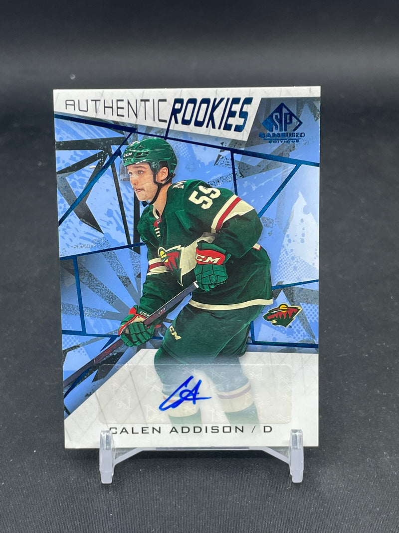 2021 UPPER DECK SP GAME USED - BLUE - AUTHENTIC ROOKIES - C. ADDISON -