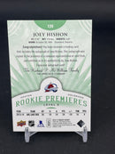 2014 UPPER DECK TRILOGY - ROOKIE PREMIERES - J. HISHON - #139 - #'D/99 - AUTOGRAPH - RC