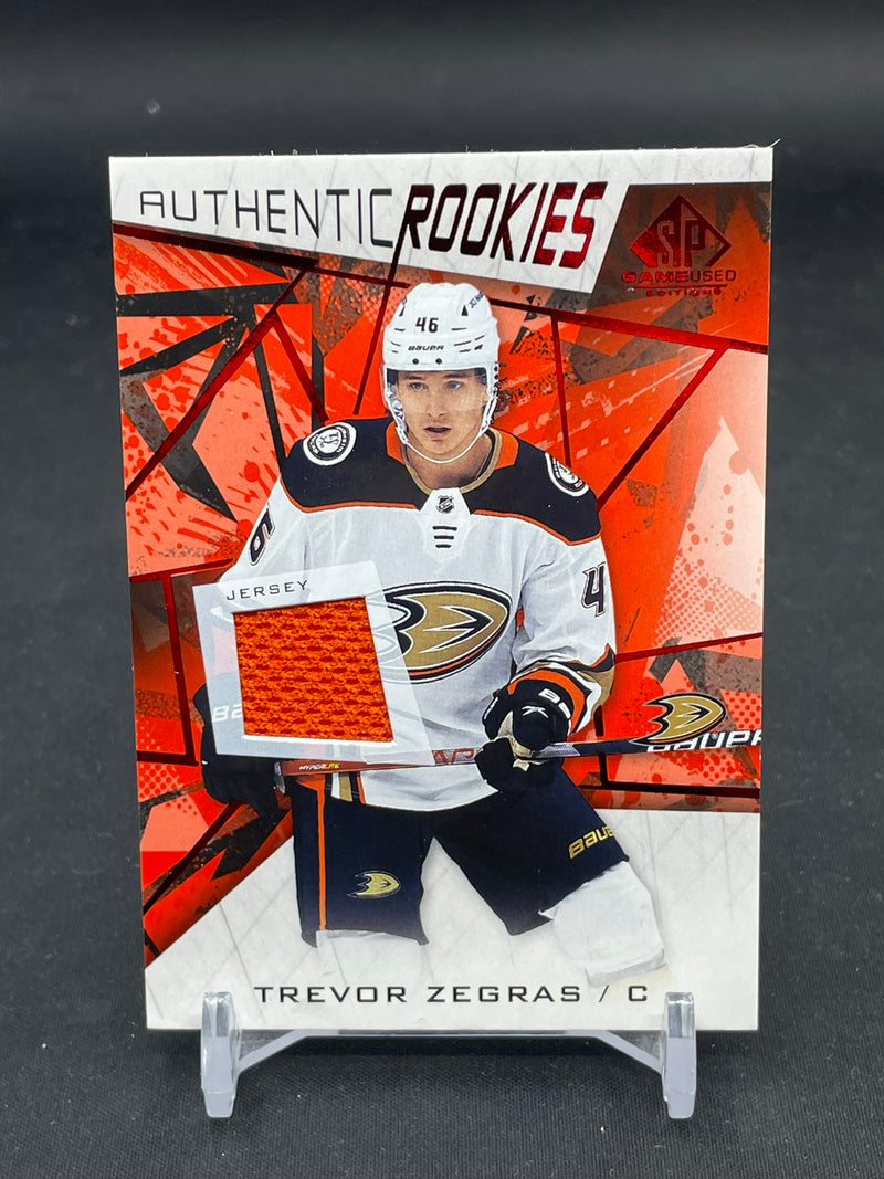 2021 UPPER DECK SP GAME USED - AUTHENTIC ROOKIES - T. ZEGRAS -