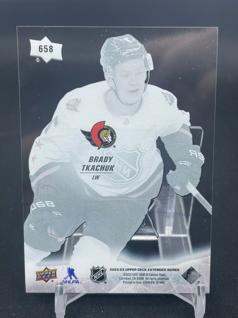 2022 UPPER DECK EXTENDED SERIES - CLEAR CUT EXCLUSIVES - B. TKACHUK -