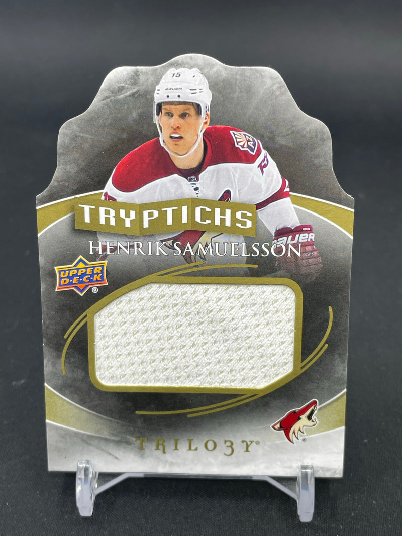 2015 UPPER DECK TRILOGY - TRYPTICHS - H. SAMUELSSON - #T-RC2-3 - #'D/250 - RELIC
