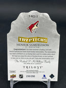 2015 UPPER DECK TRILOGY - TRYPTICHS - H. SAMUELSSON - #T-RC2-3 - #'D/250 - RELIC
