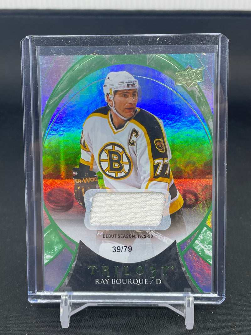 2015 UPPER DECK TRILOGY - R. BOURQUE - #96 - #'D/79- RELIC