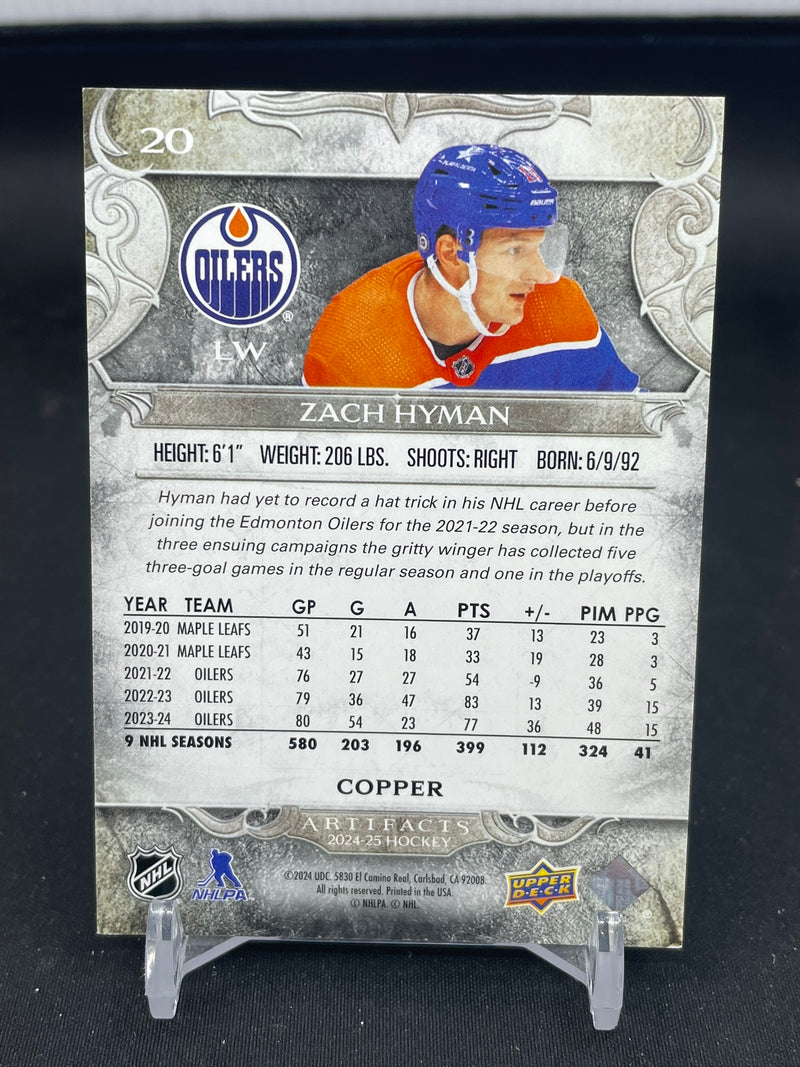 2024 UPPER DECK ARTIFACTS - COPPER - Z. HYMAN - #20 - #'D/75