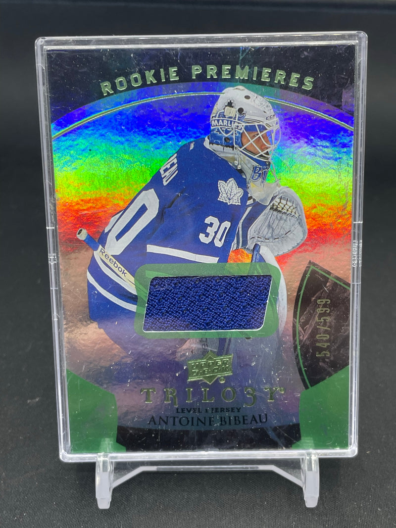 2015 UPPER DECK TRILOGY - ROOKIE PREMIERES - A. BIBEAU - #112 - #'D/599 - RELIC - RC
