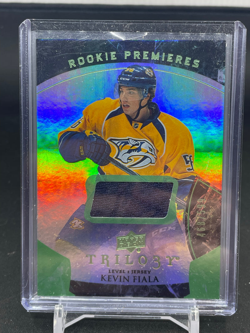 2015 UPPER DECK TRILOGY - ROOKIE PREMIERES - K. FIALA - #108 - #'D/599 - RELIC - RC