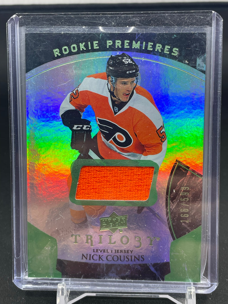 2015 UPPER DECK TRILOGY - ROOKIE PREMIERES - N. COUSINS - #117 - #'D/599 - RELIC - RC