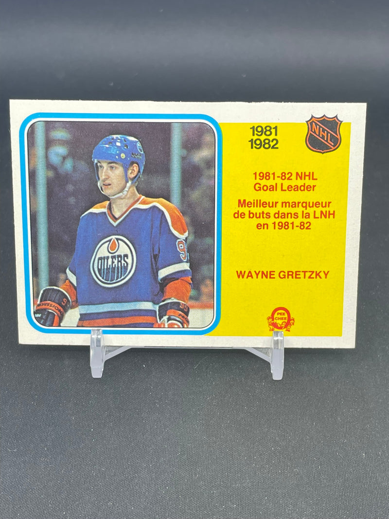 1982 O-PEE-CHEE - NHL GOAL LEADER - W. GRETZKY -