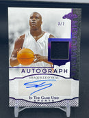 2024 LEAF IN THE GAME USED - PURPLE - S. O'NEAL - #IGA-S01 - #'D/7 - RELIC - AUTOGRAPH