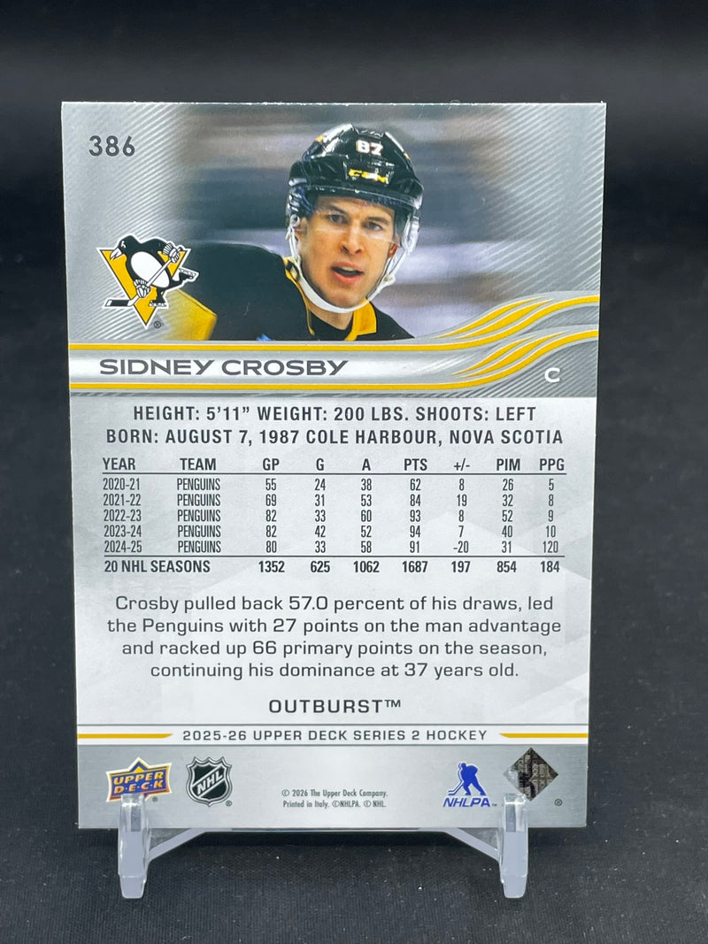 2025 UPPER DECK SERIES TWO - OUTBURST - SINGLES - SELECT YOUR PLAYER