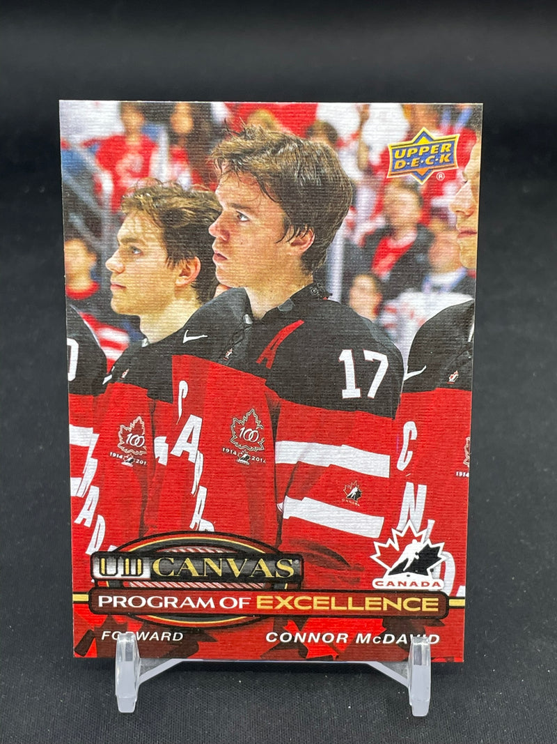 2025 UPPER DECK SERIES TWO - UD CANVAS - PROGRAM OF EXCELLENCE - C. MCDAVID -