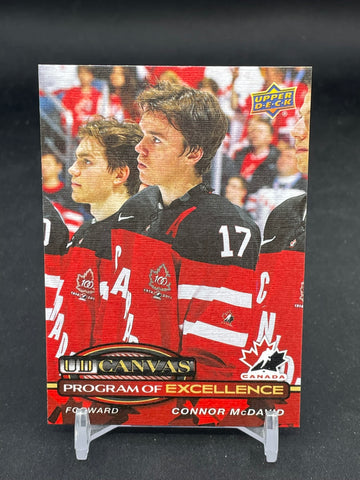 2025 UPPER DECK SERIES TWO - UD CANVAS - PROGRAM OF EXCELLENCE - C. MCDAVID - #C-260
