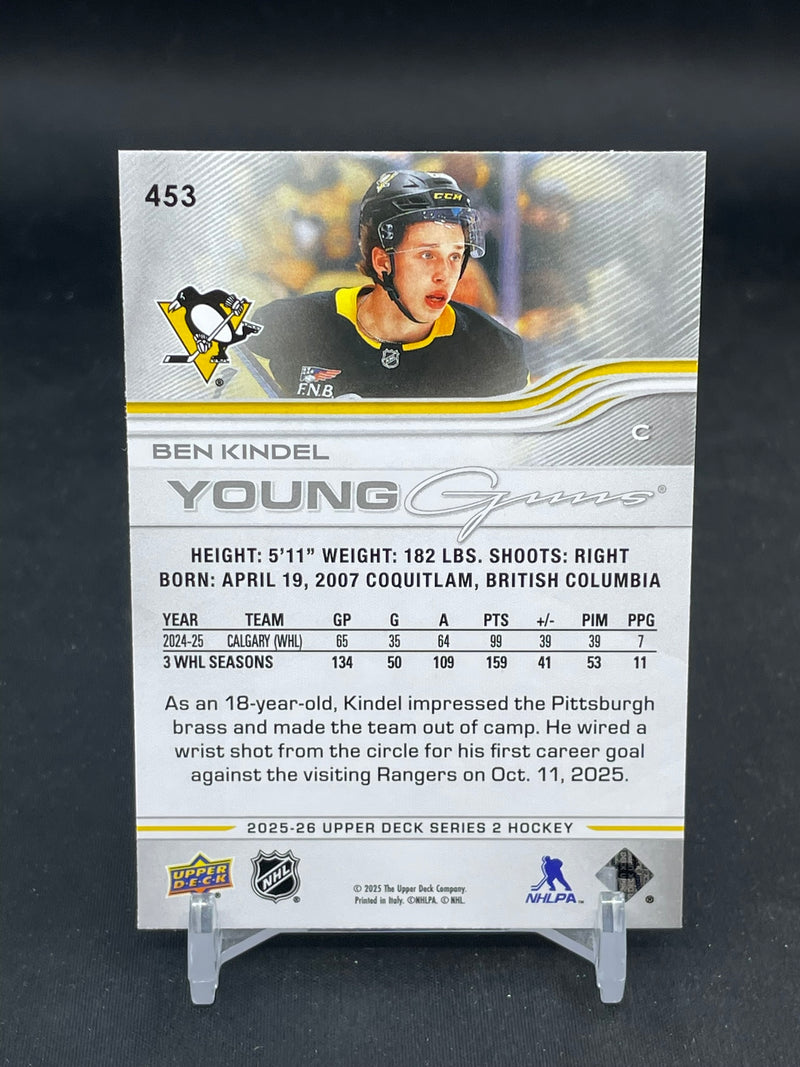 2025 UPPER DECK SERIES TWO - YOUNG GUNS - B. KINDEL -